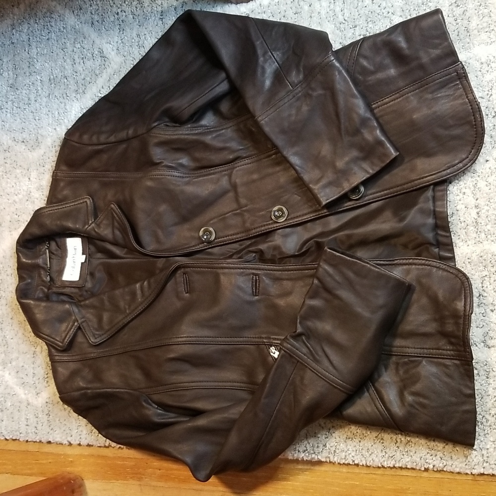 Calvin Klein leather jacket